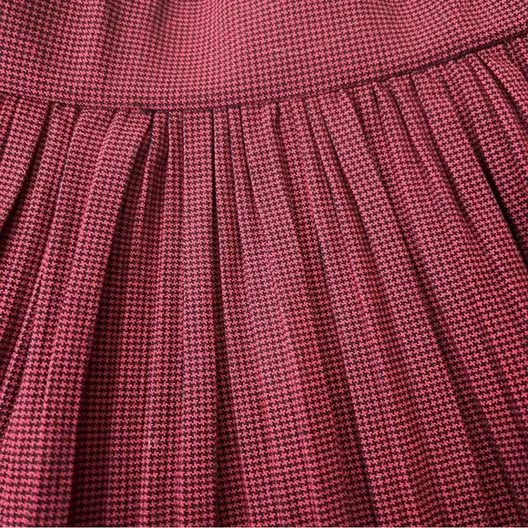 Zara Flared Burgundy Oxblood Shorts Skorts - Picture 3 of 11